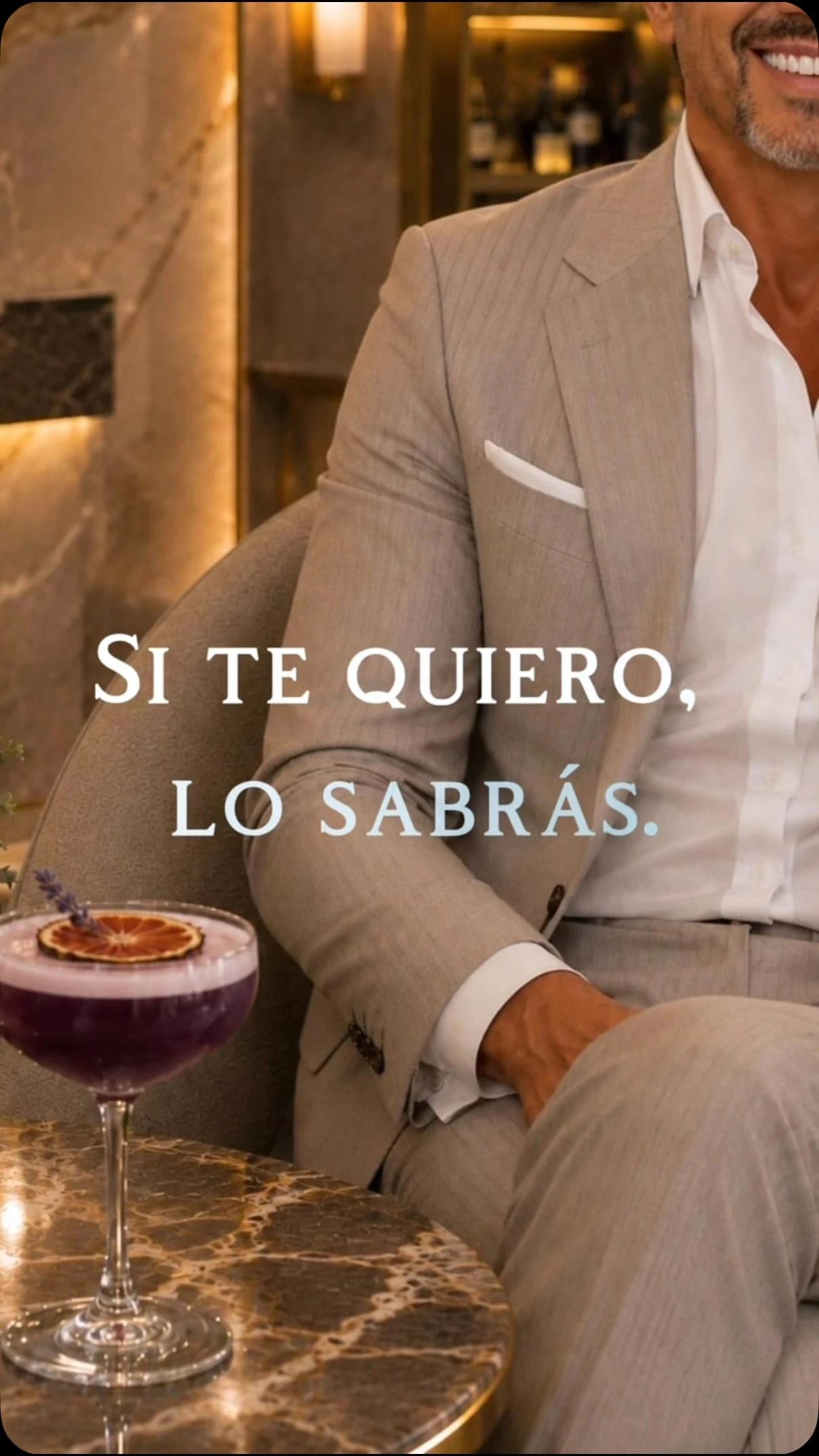Si te quiero, lo sabrás.