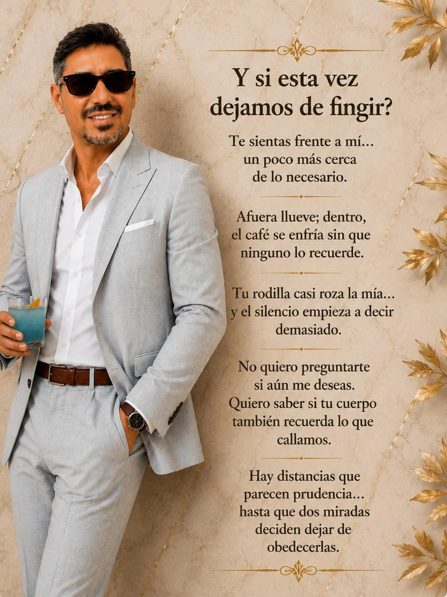 Y si esta vez dejamos de fingir.