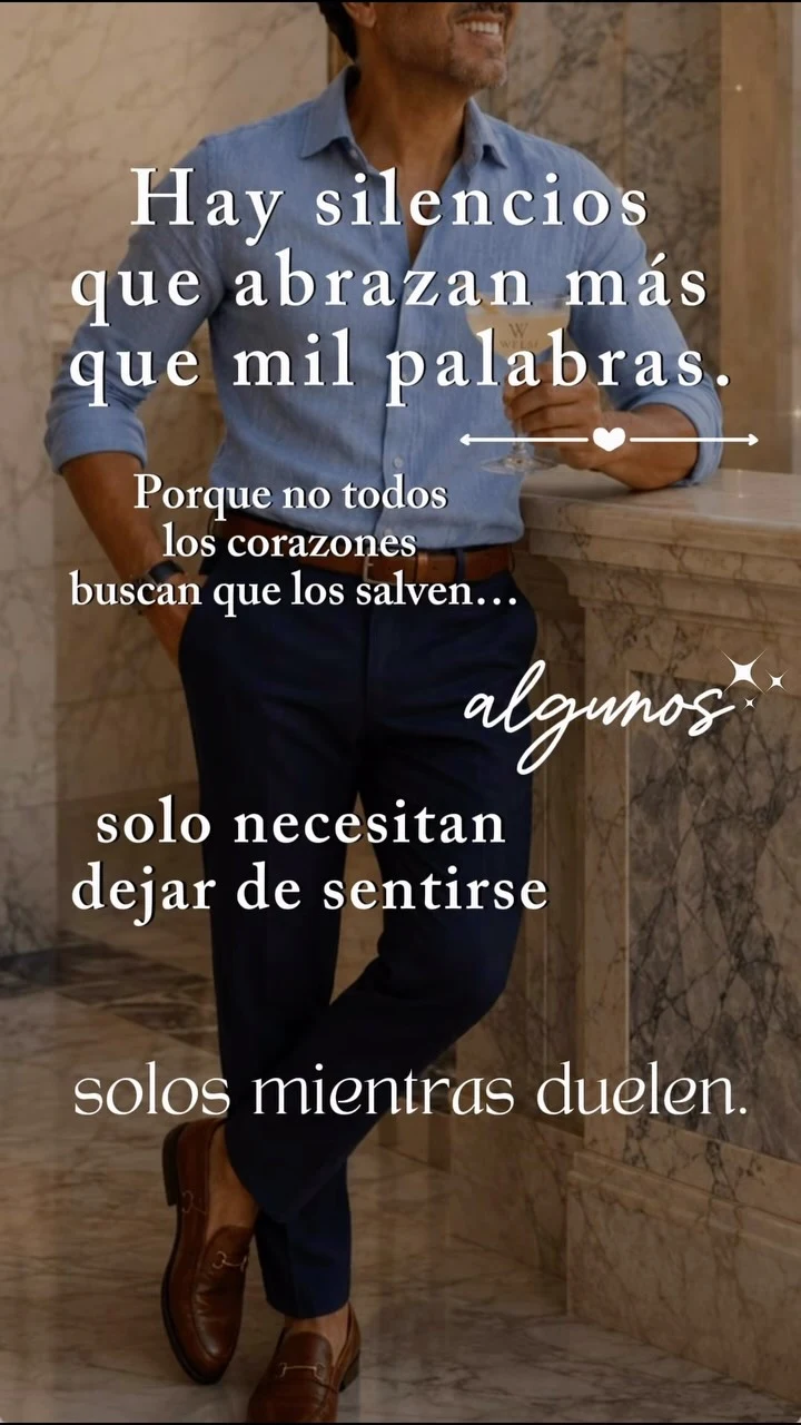 Hay silencios que abrazan más que mil palabras.