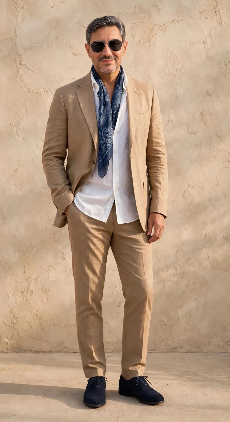 El traje beige